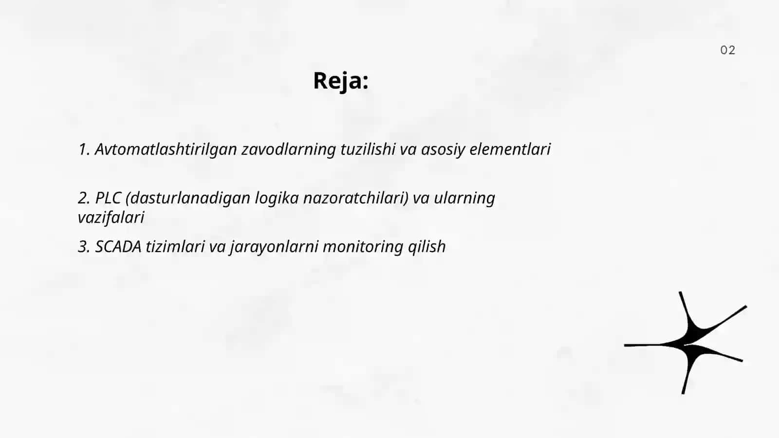 Avtomatlashtirilgan zavodlar 2