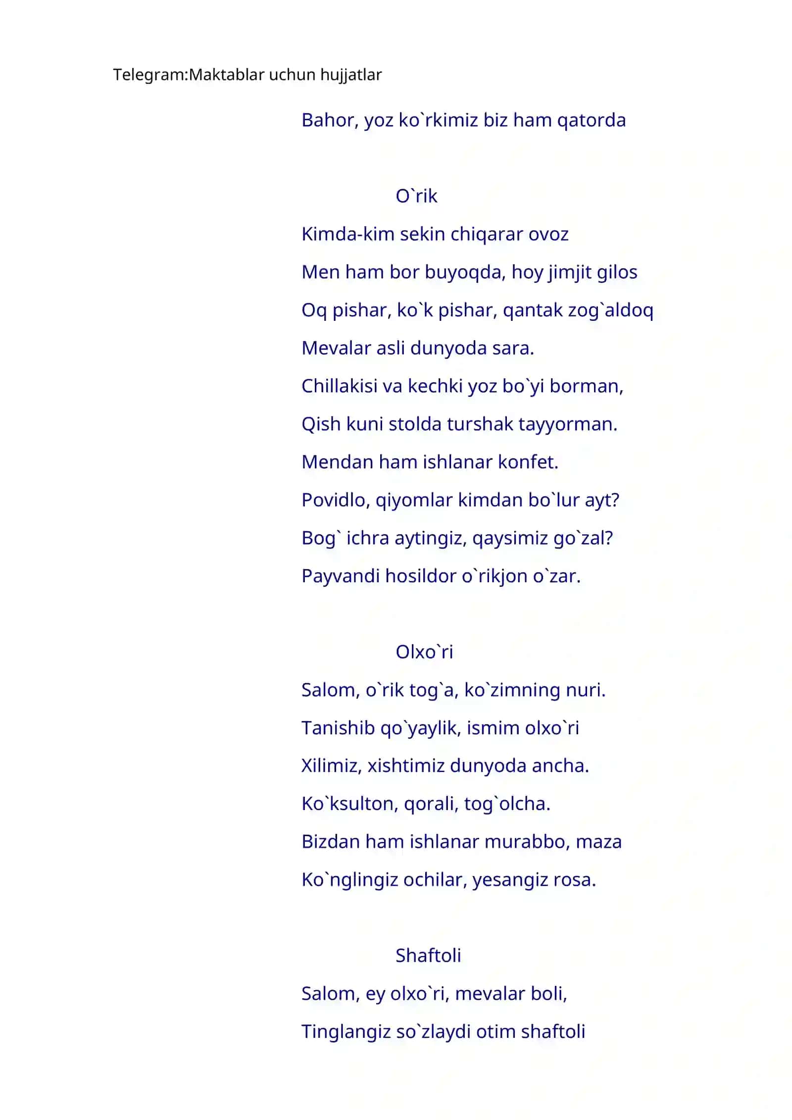 O'simliklar so'zlaydi 2