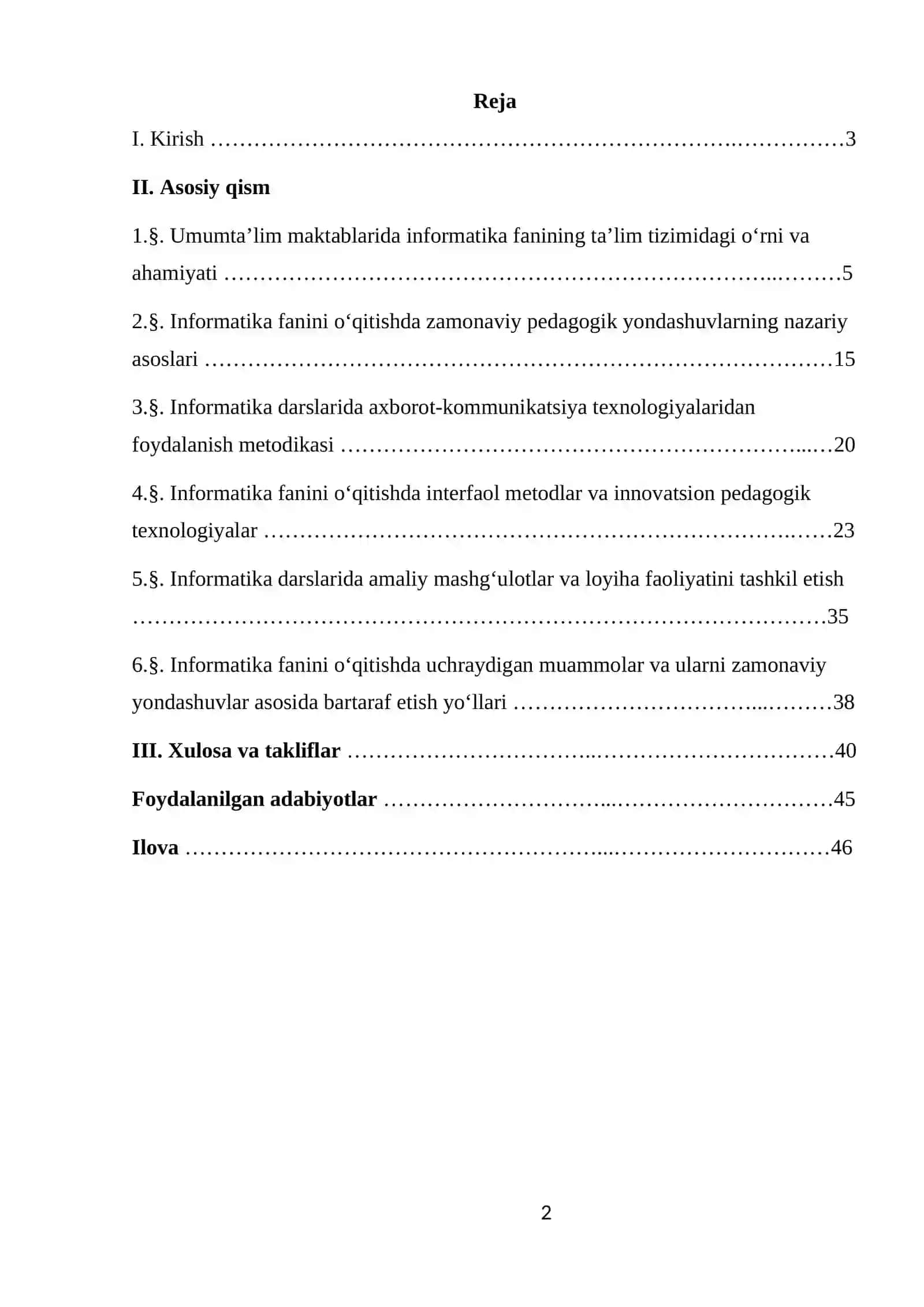 Umumta’lim maktablarida informatika fanini o‘qitishda zamonaviy yondashuvlar 2
