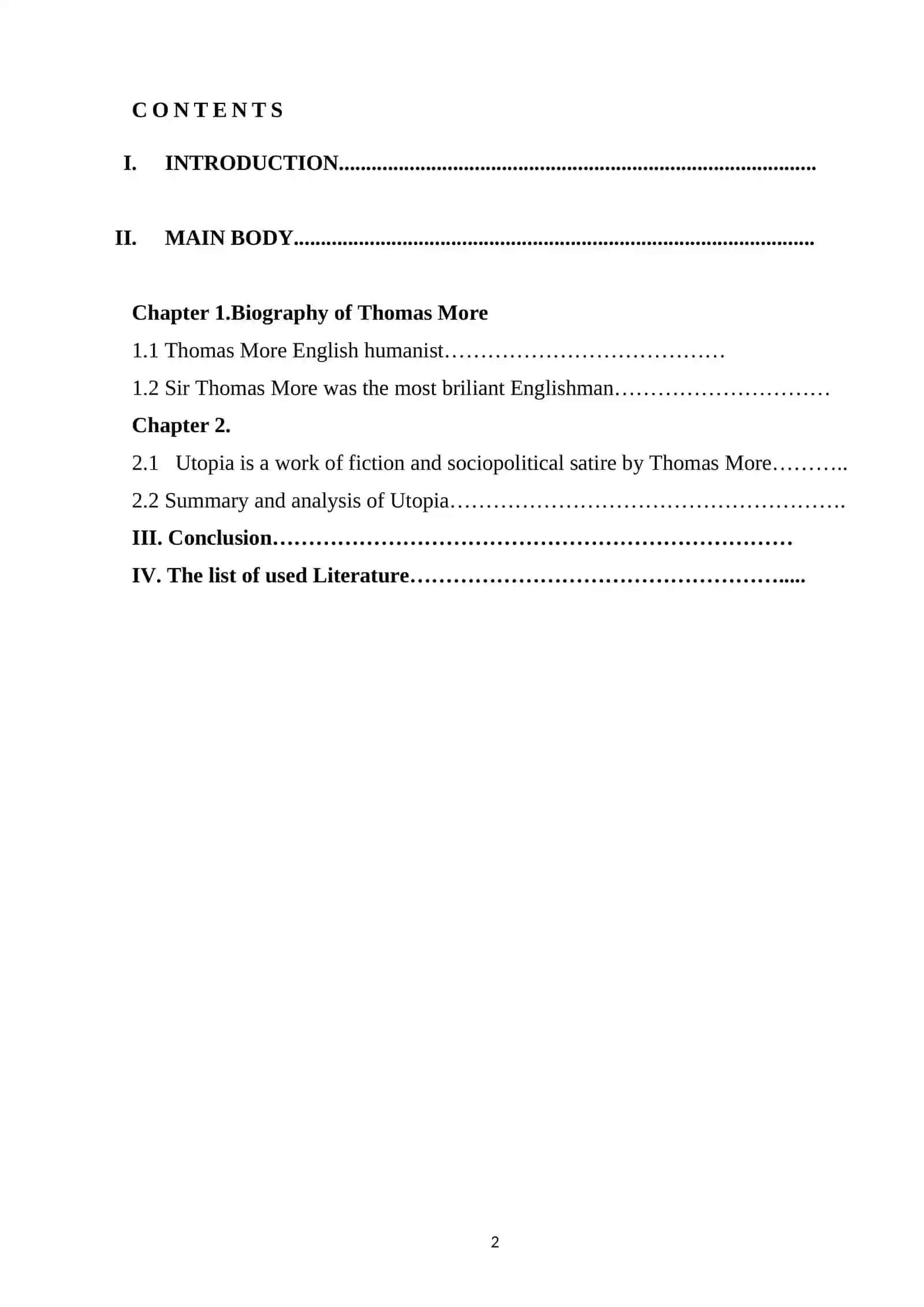 Utopia - Thomas More 2