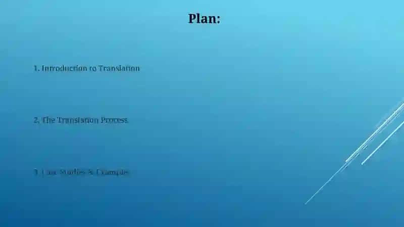 The Translation Process 2