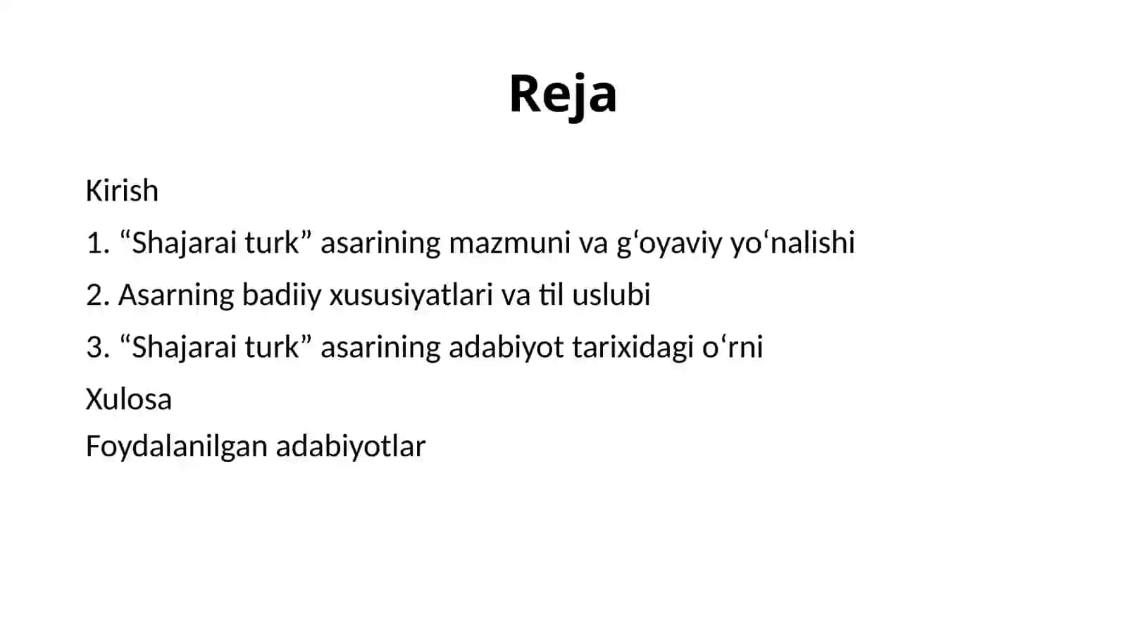 Shajarai turk 2