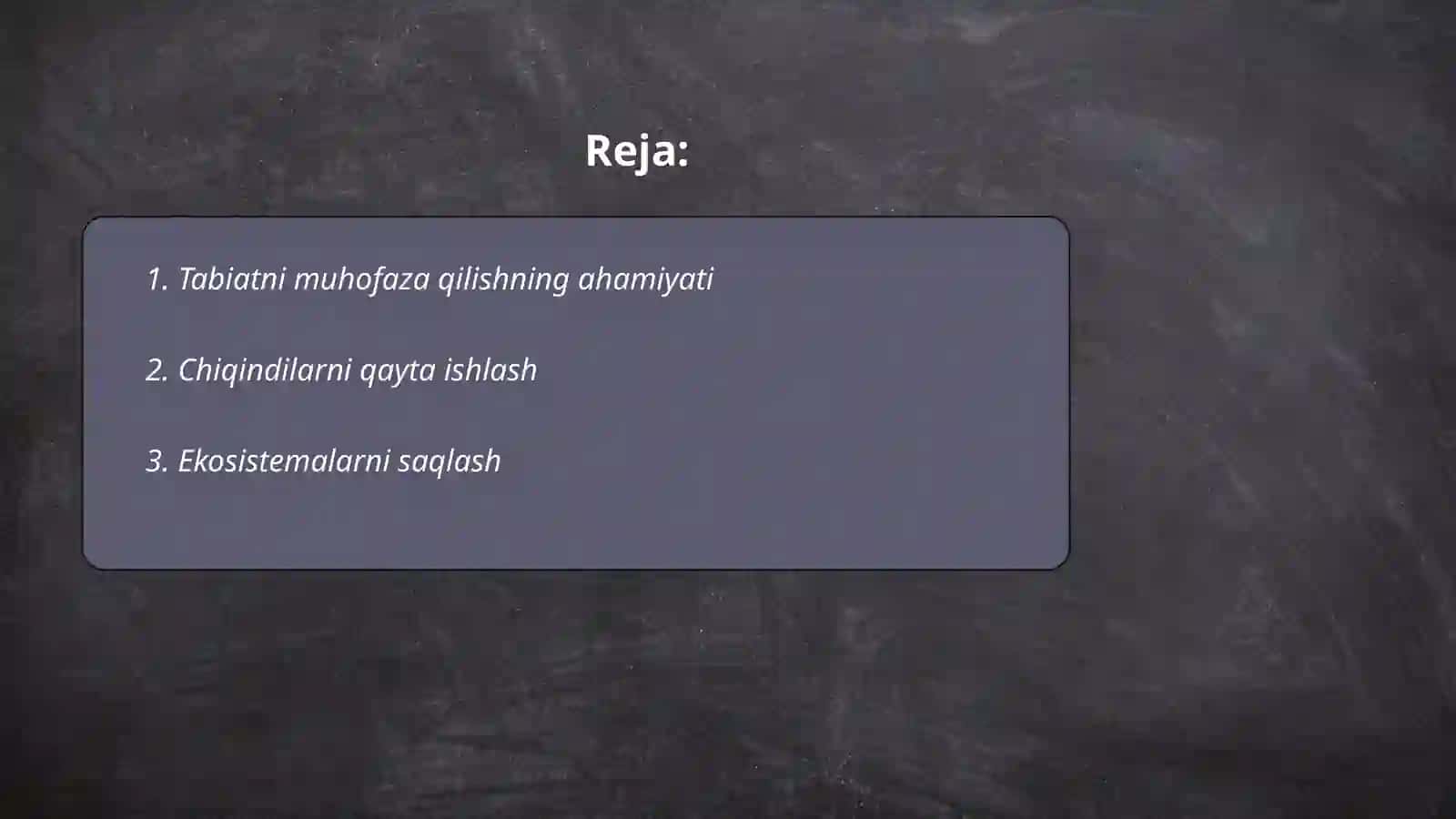 Tabiatni asraylik 2