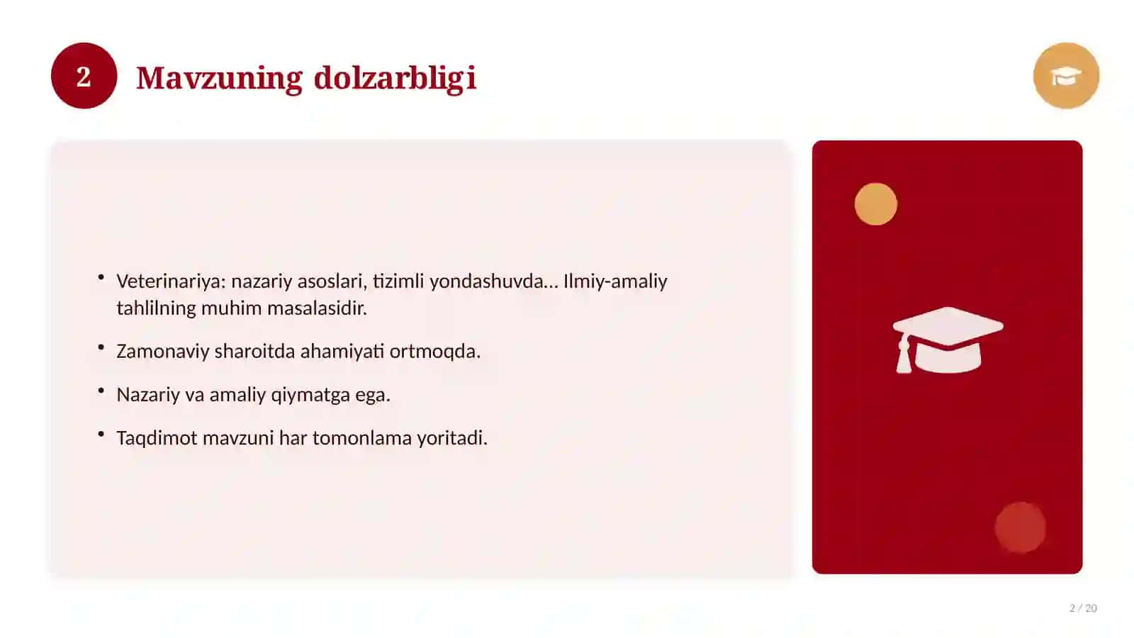 Veterinariya: nazariy asoslari, tizimli yondashuvda (Kurs ishi) 2