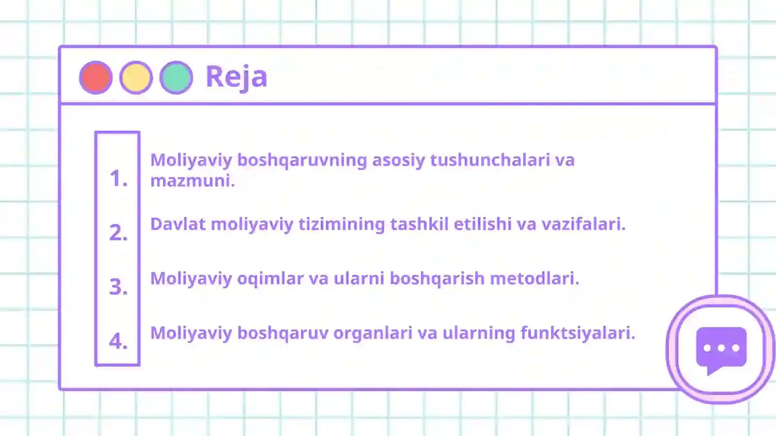 Moliyaviy boshqaruv 2