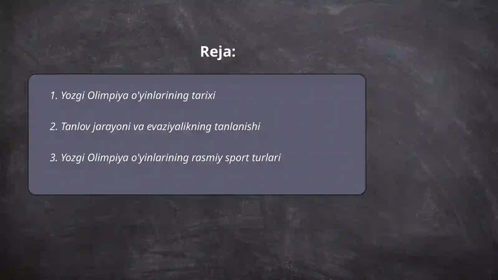 Yozgi Olimpiya oʻyinlari 2