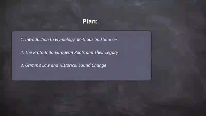 Introduction to Etymology: Methods and Sources 2