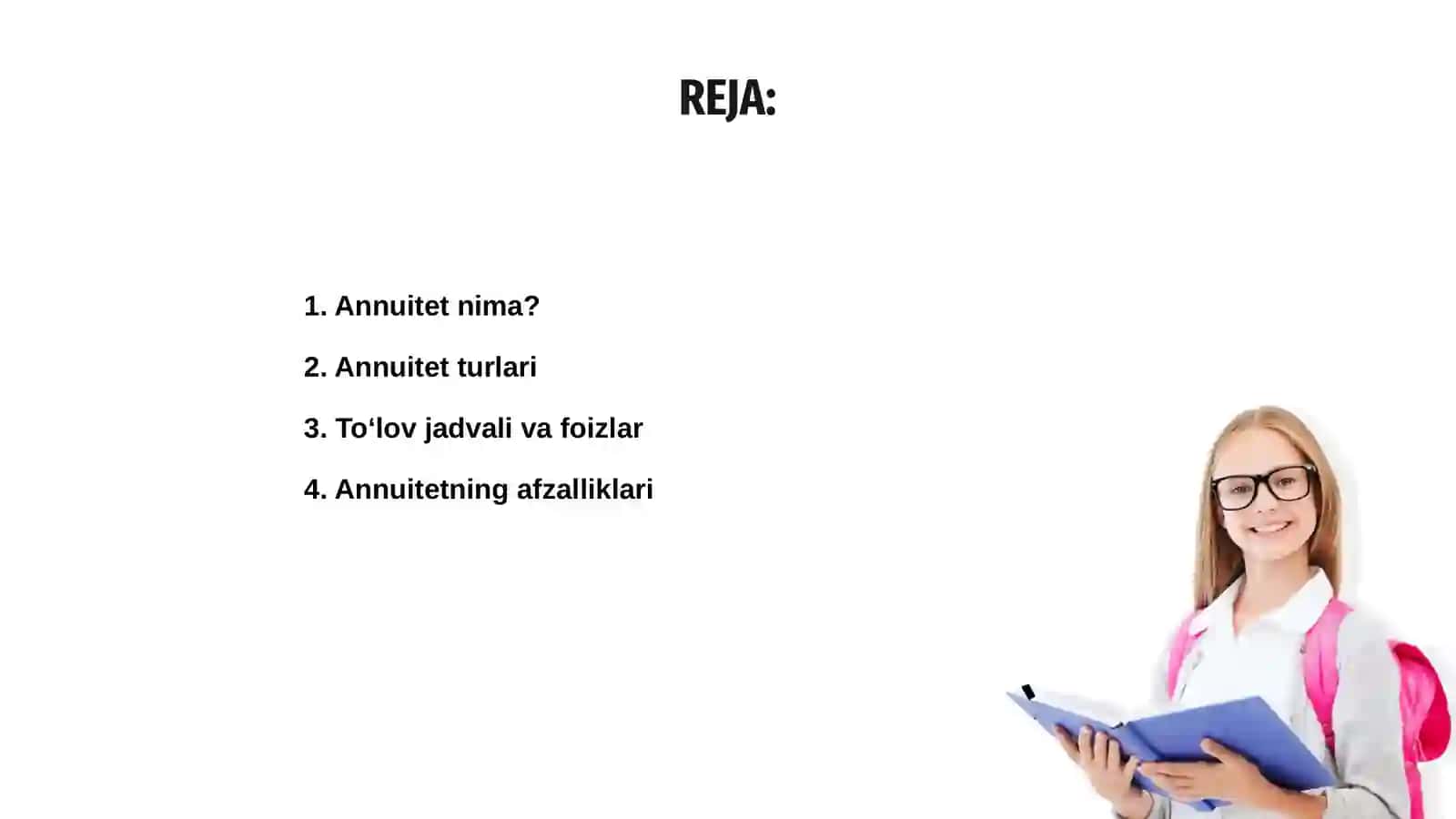 Annuitetlarni tushunish 2
