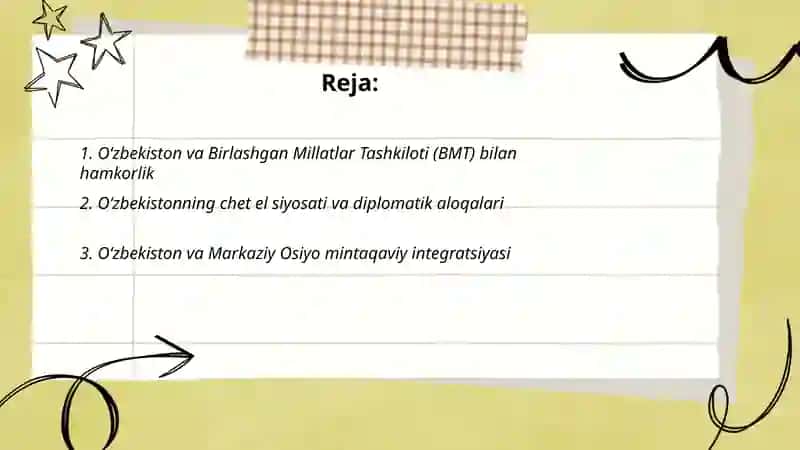 Oʻzbekiston va jahon hamjiyatlari 2