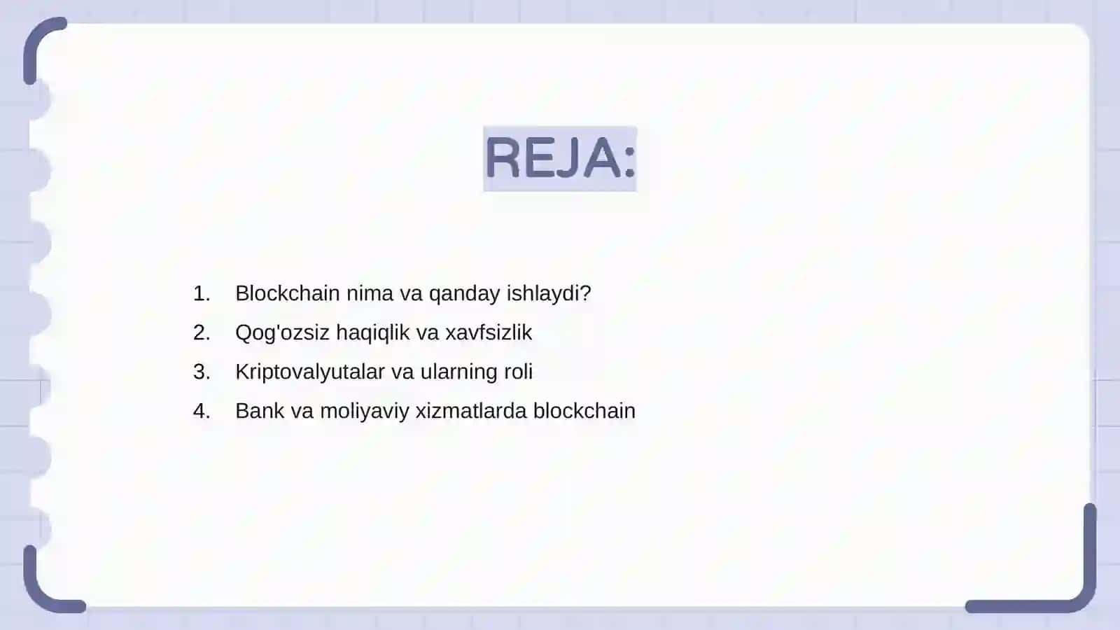 Blockchain qo'llanilishi 2