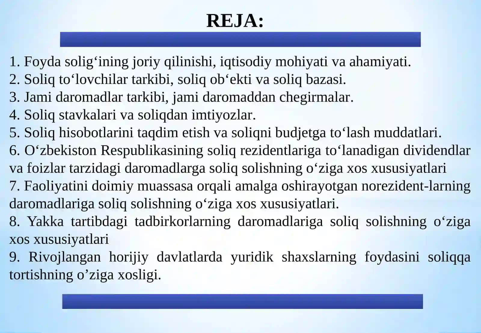 Foyda solig‘i 2
