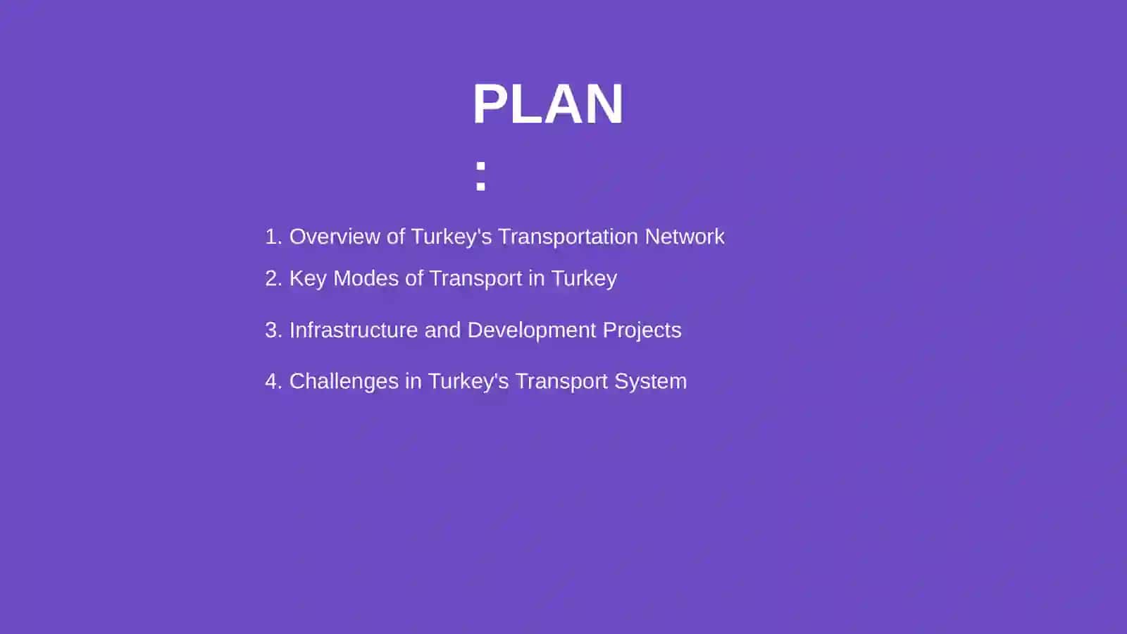 Turkey's Transportation Network 2