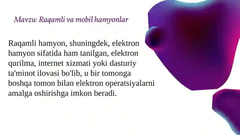 Raqamli hamyonlar 2
