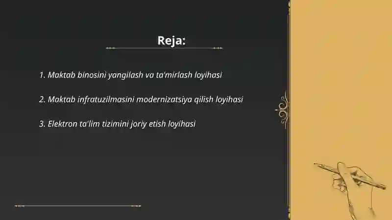 Maktab loyixasi 2