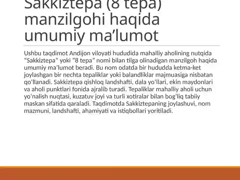 Sakkiztepa 2