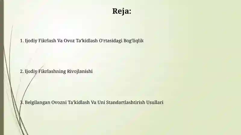 Samarali takrorlash usullari 2