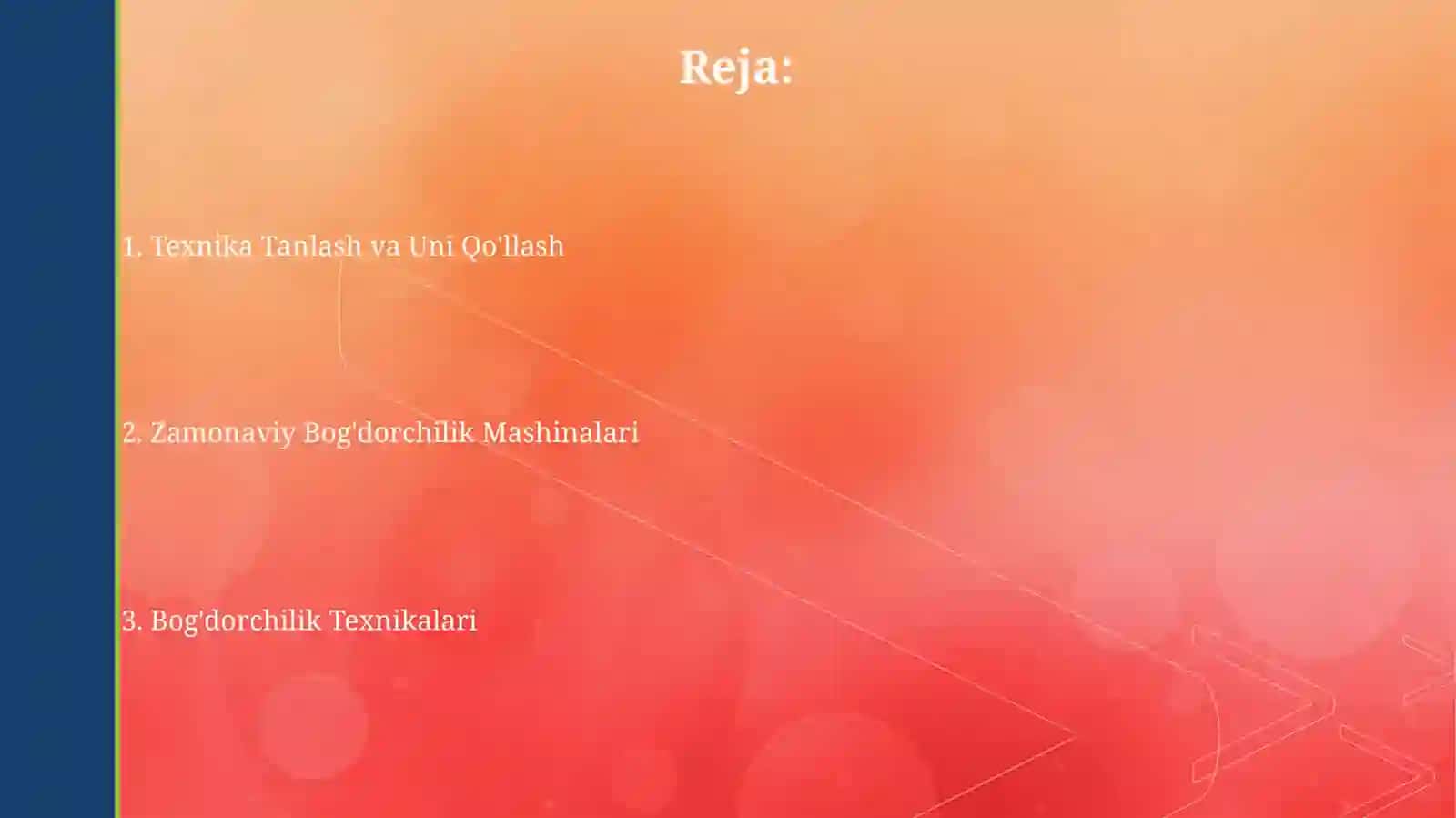 Ekish texnikalari 2