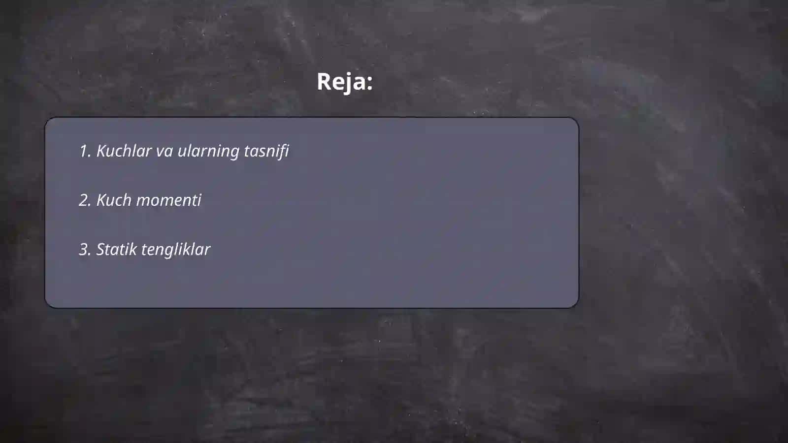 Statika elementlari 2