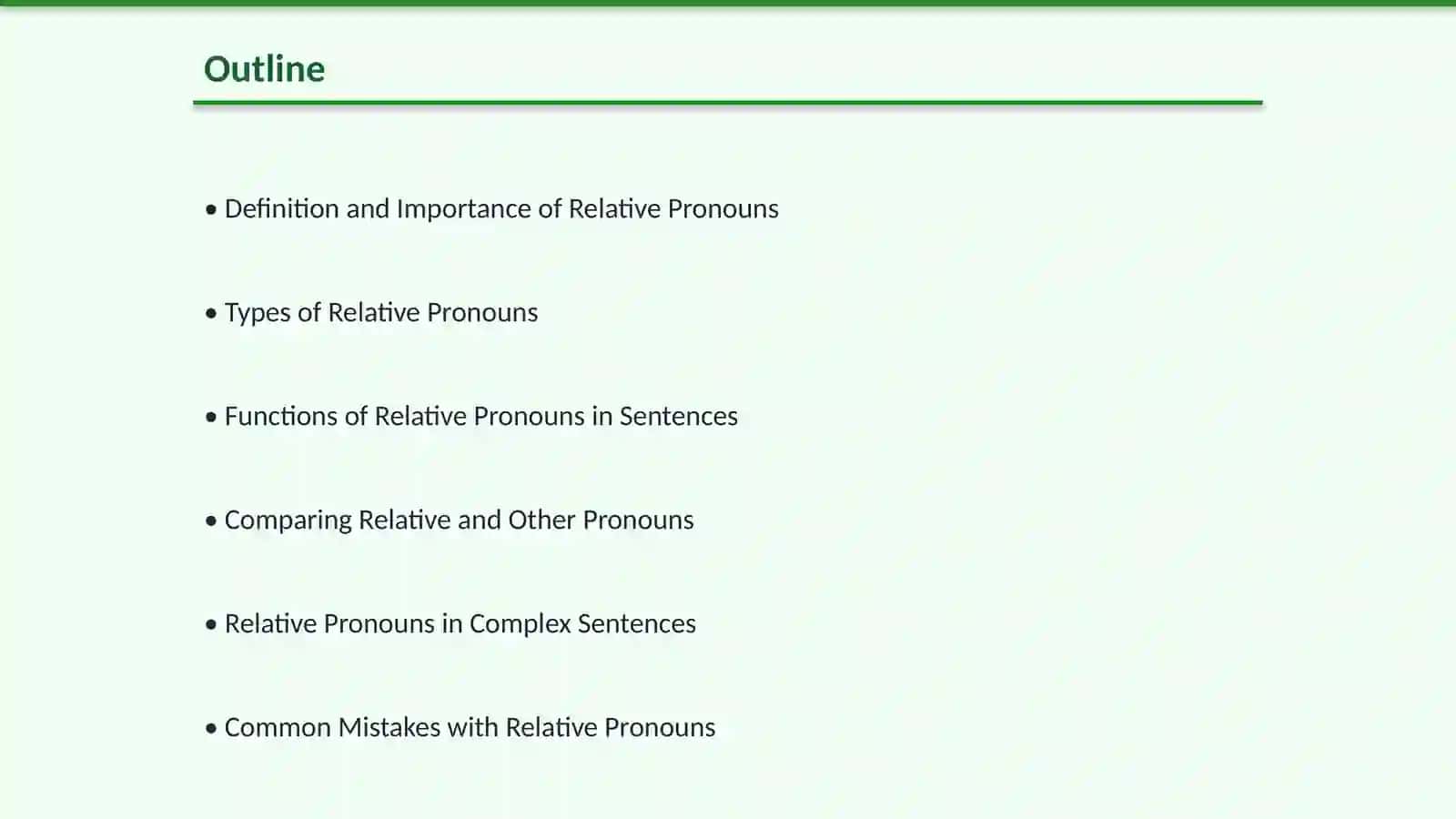 Relative Pronouns 2