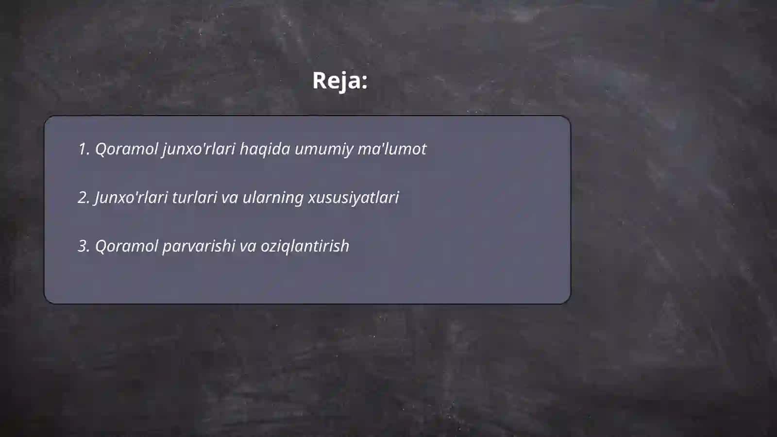 Qoramol junxo'rlari 2