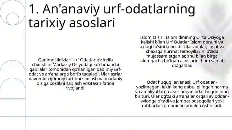 Urf Odatlar 2