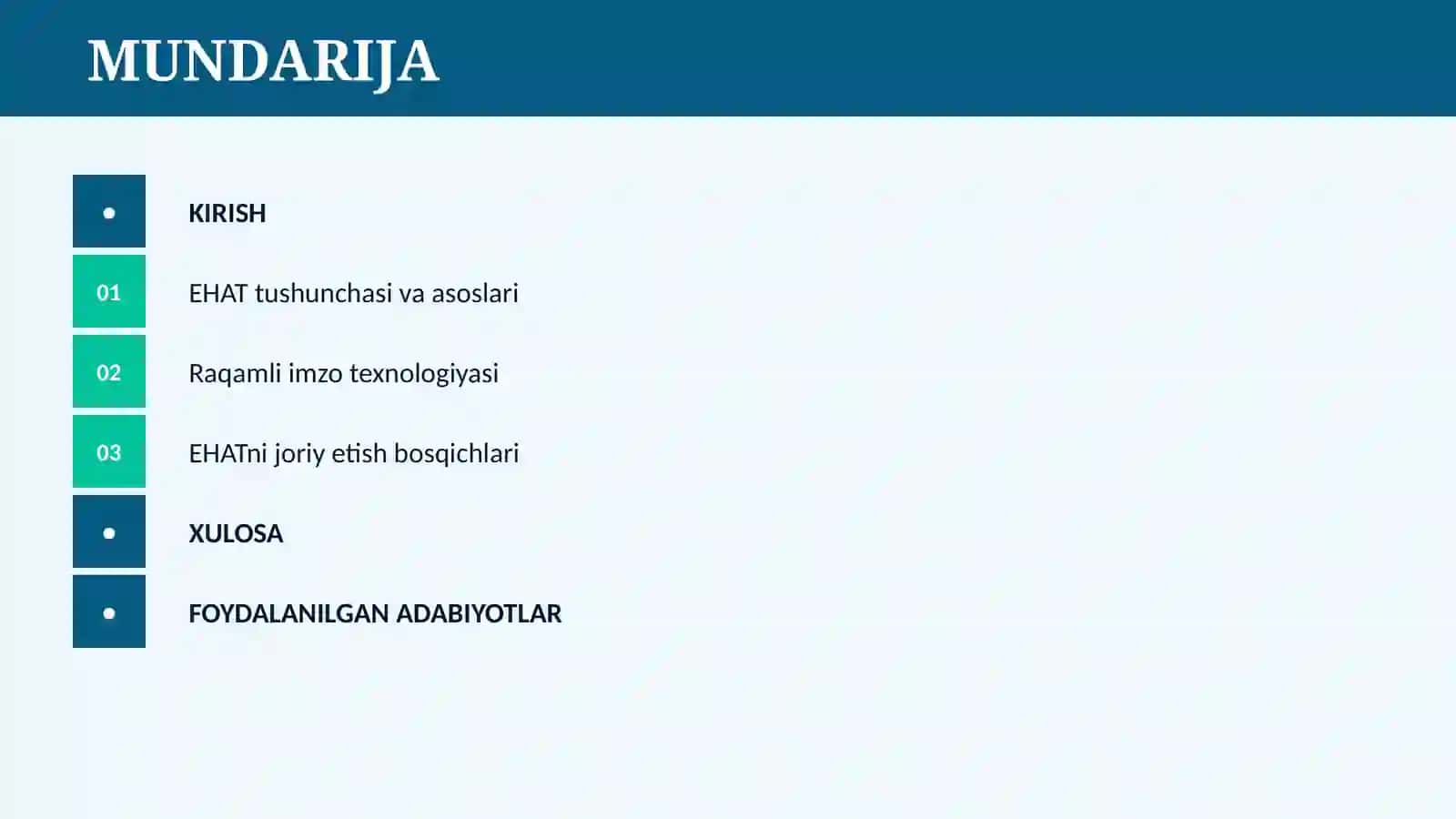 ELEKTRON HUJJAT AYLANISHLAR TIZIMI VA RAQAMLI IMZO 2