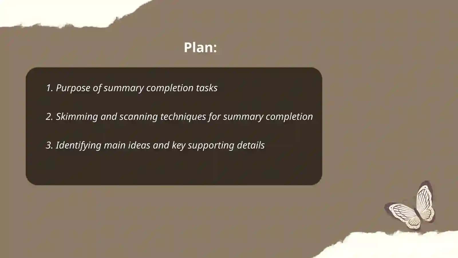 Summary Completion 2