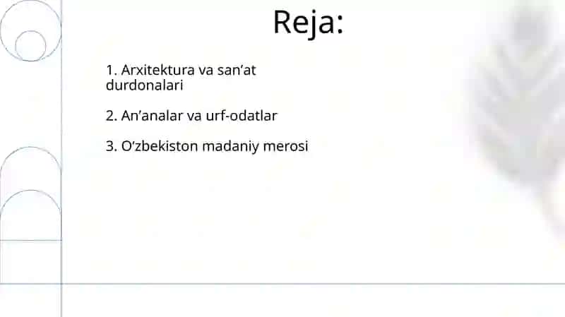 O'zbekistonning madaniy merosi 2