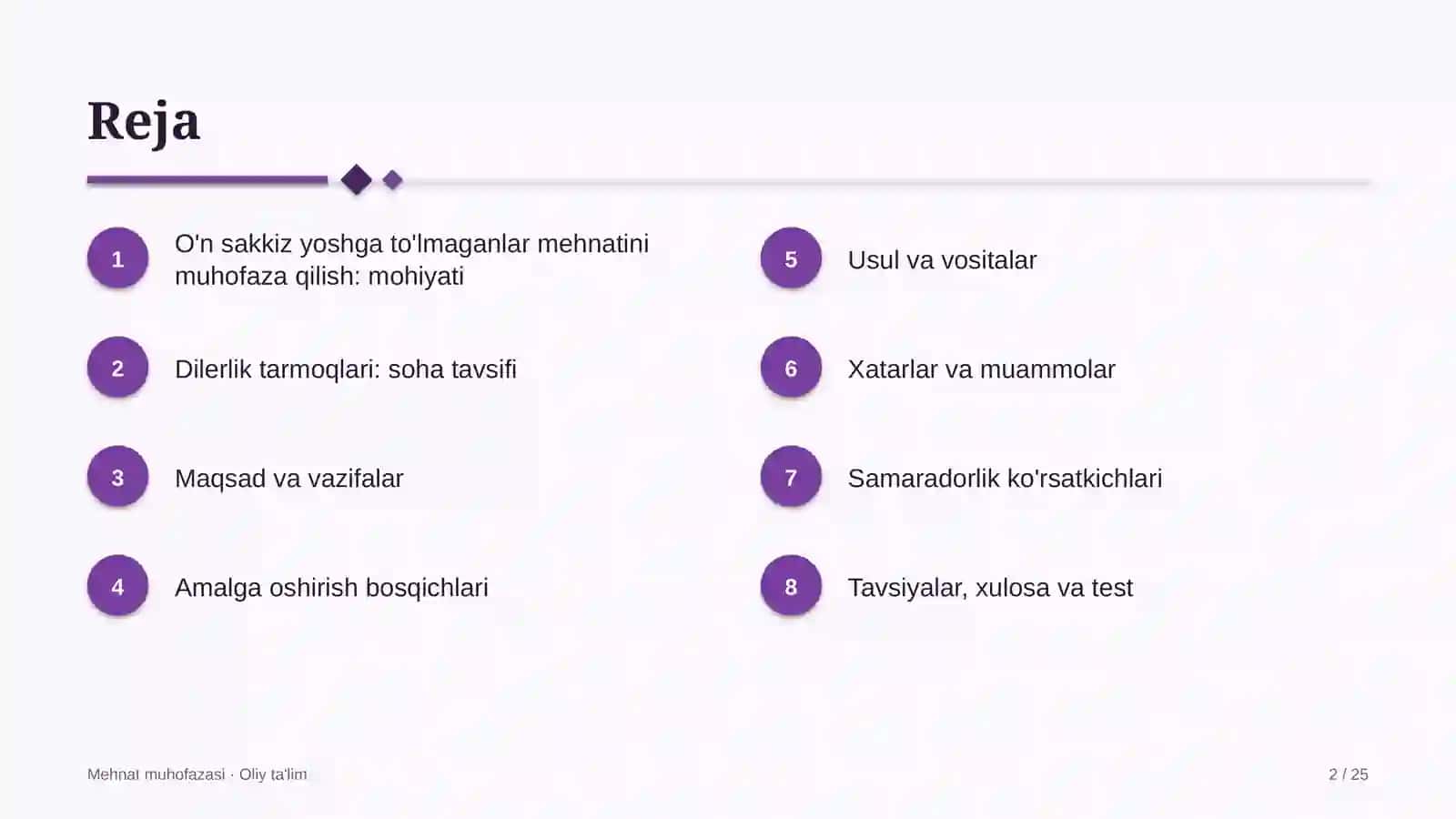 dilerlik tarmoqlarida o'n sakkiz yoshga to'lmagan xodimlar mehnatini muhofaza qilish 4195 2