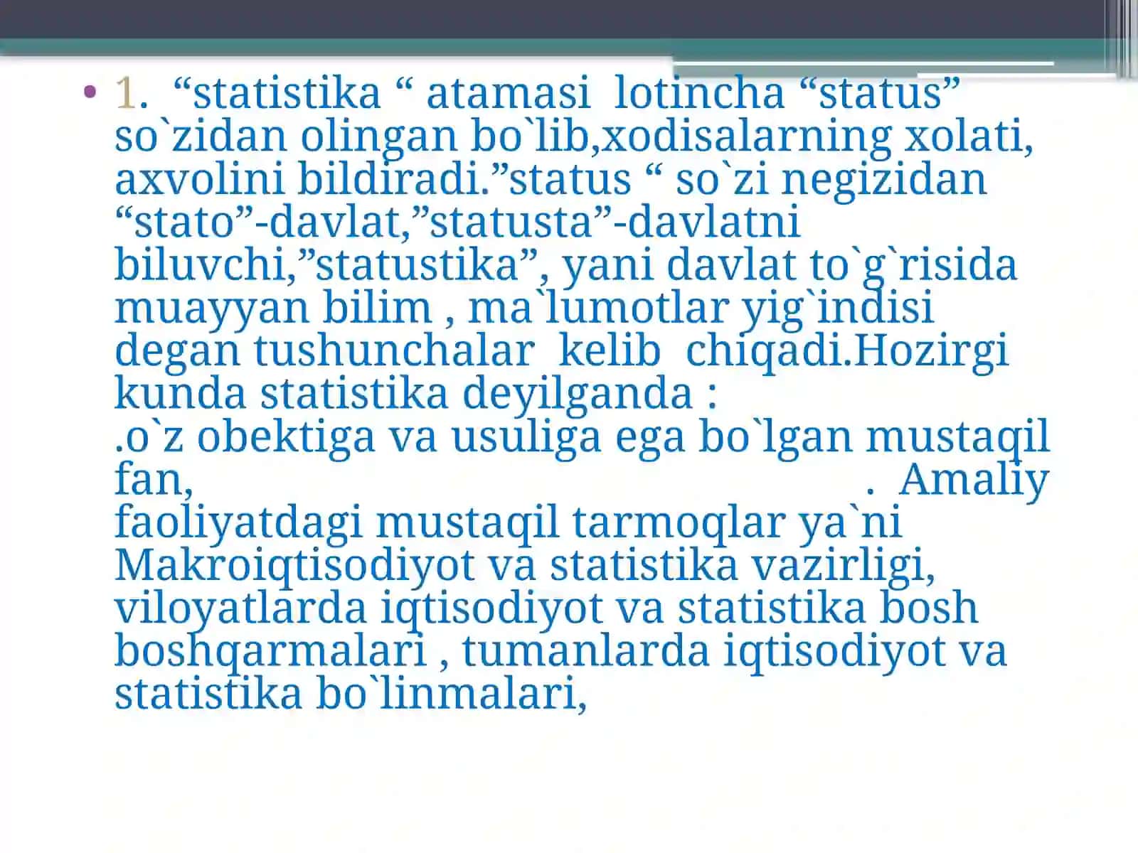 Statistika 2