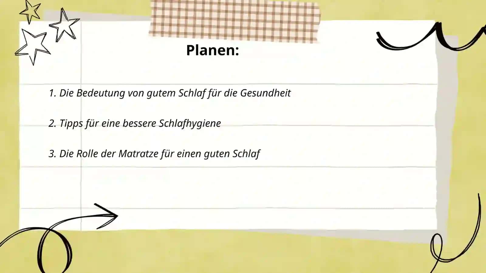 Gut schlafen 2