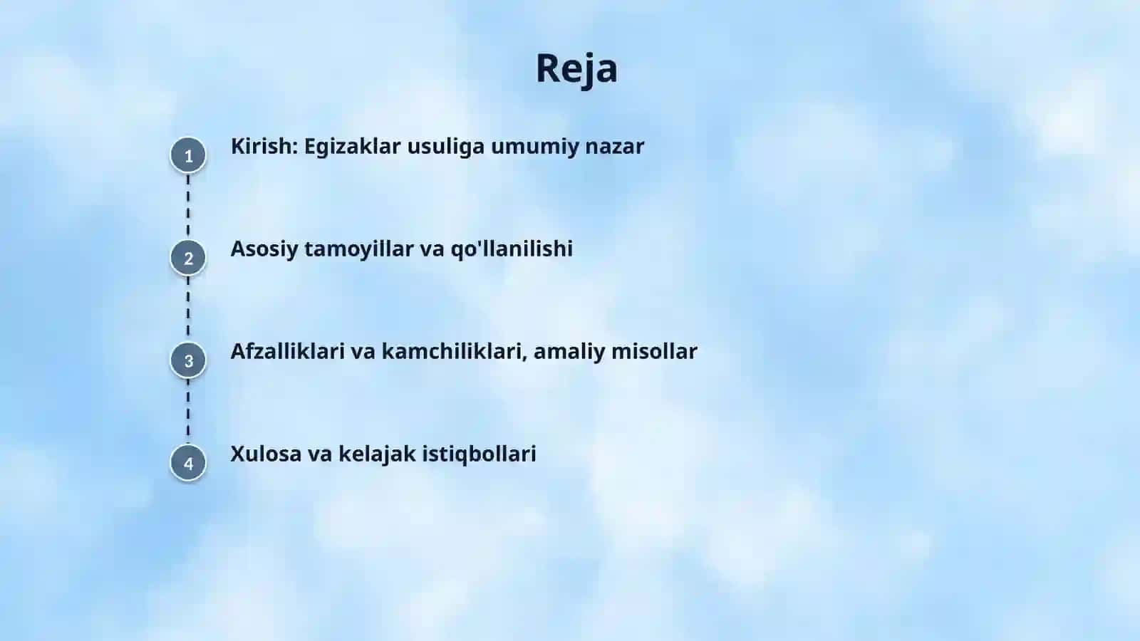 Egizaklar usuli 2