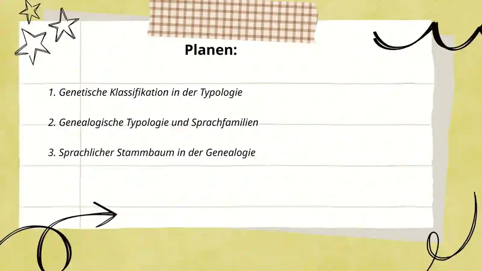 Genetische und geneologische Typologie 2