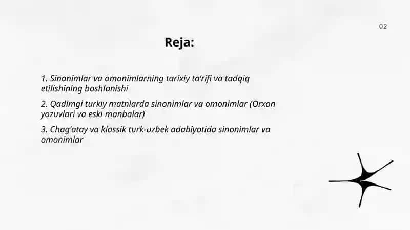 Sinonimlar va omonimlar tarixi 2