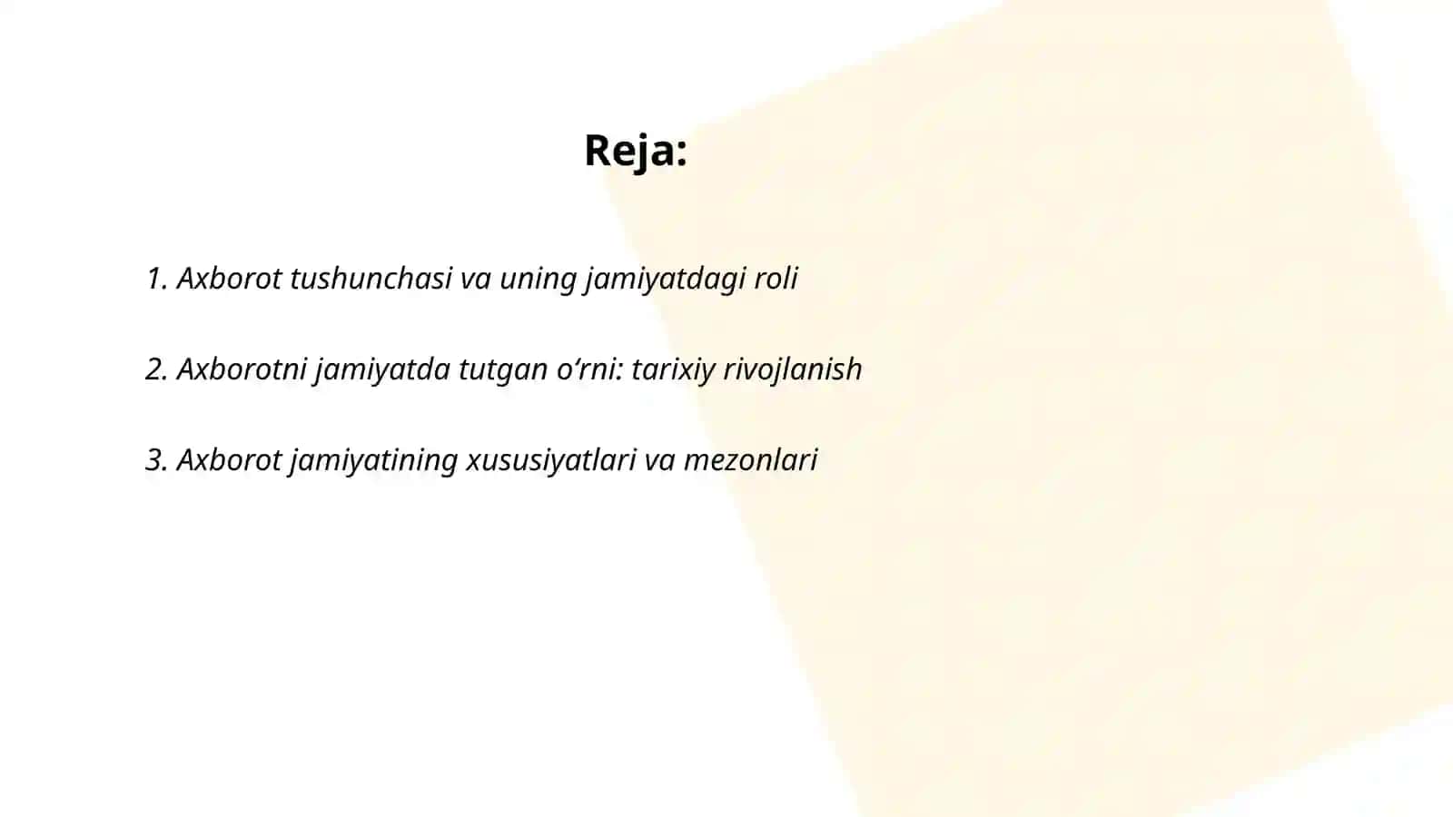 Axborotni jamiyatda tutgan oʻrni va ahamiyati 2