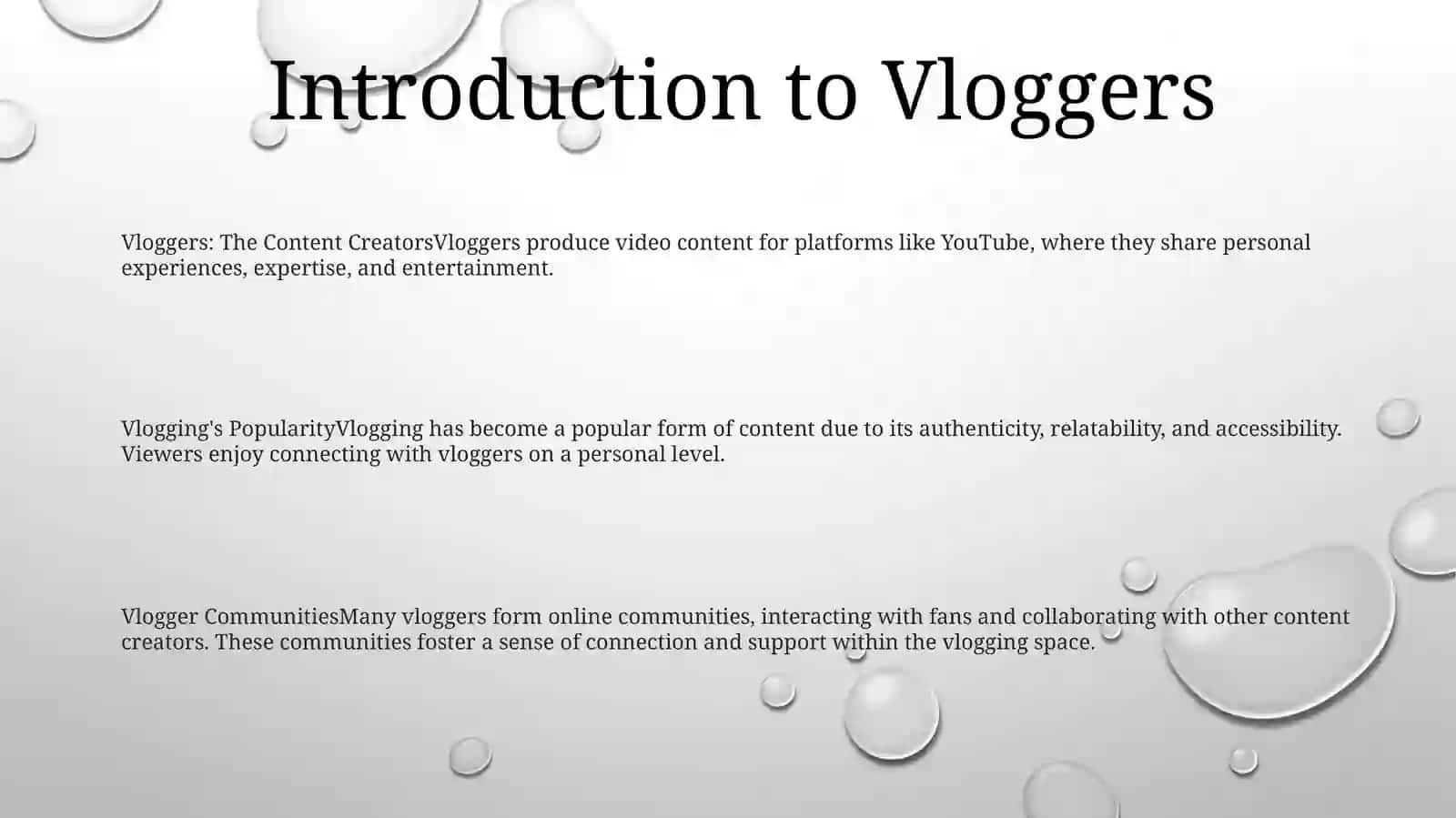 Vlogggers 2