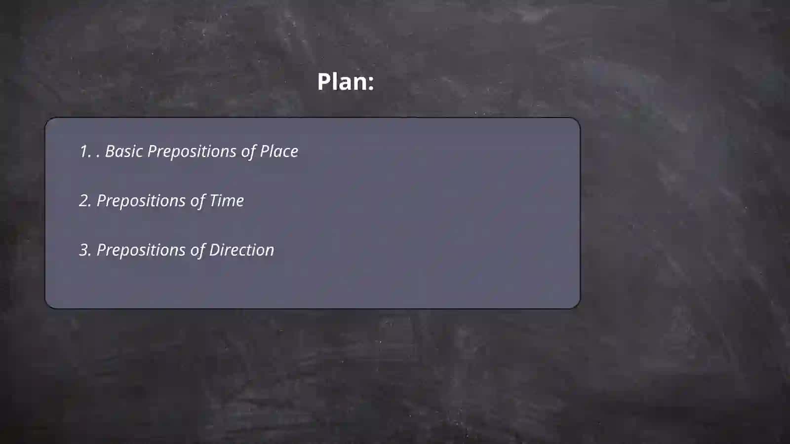 Prepositions 2