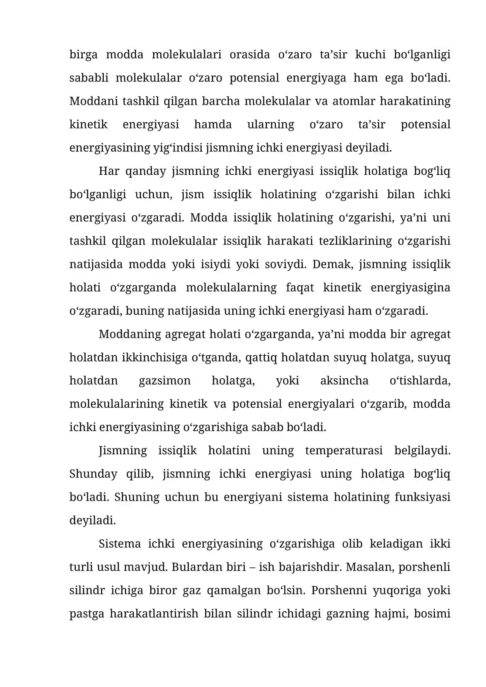 Termodinamika asoslari 2