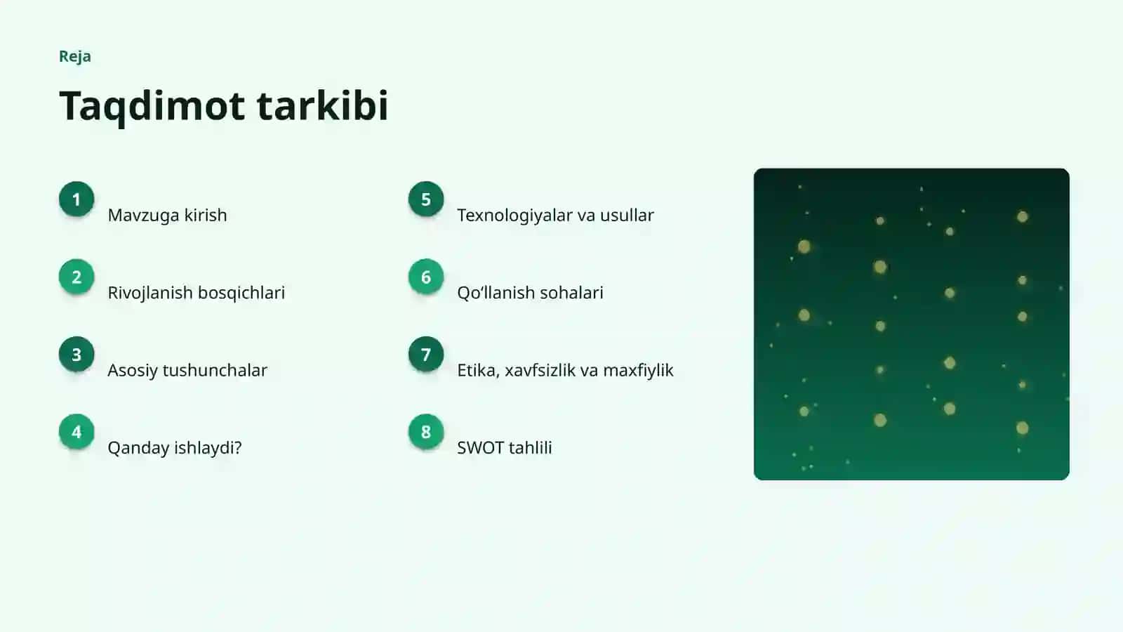 Sun'i intellekt bo'yicha taqdimot 2