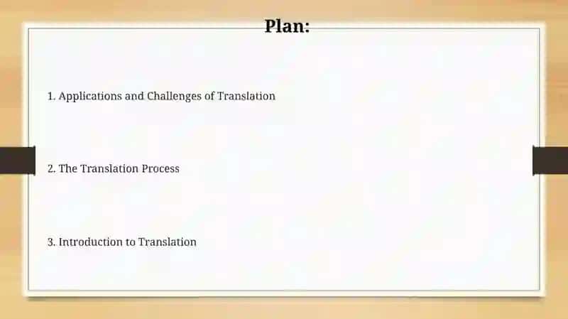 Introduction to Translation 2