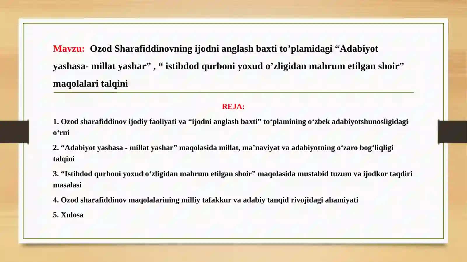 O'zbek adabiy tanqidi tarixi 2