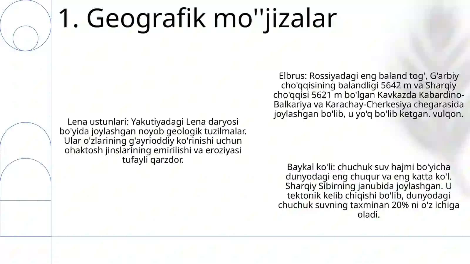Geografik mo''jizalar 2