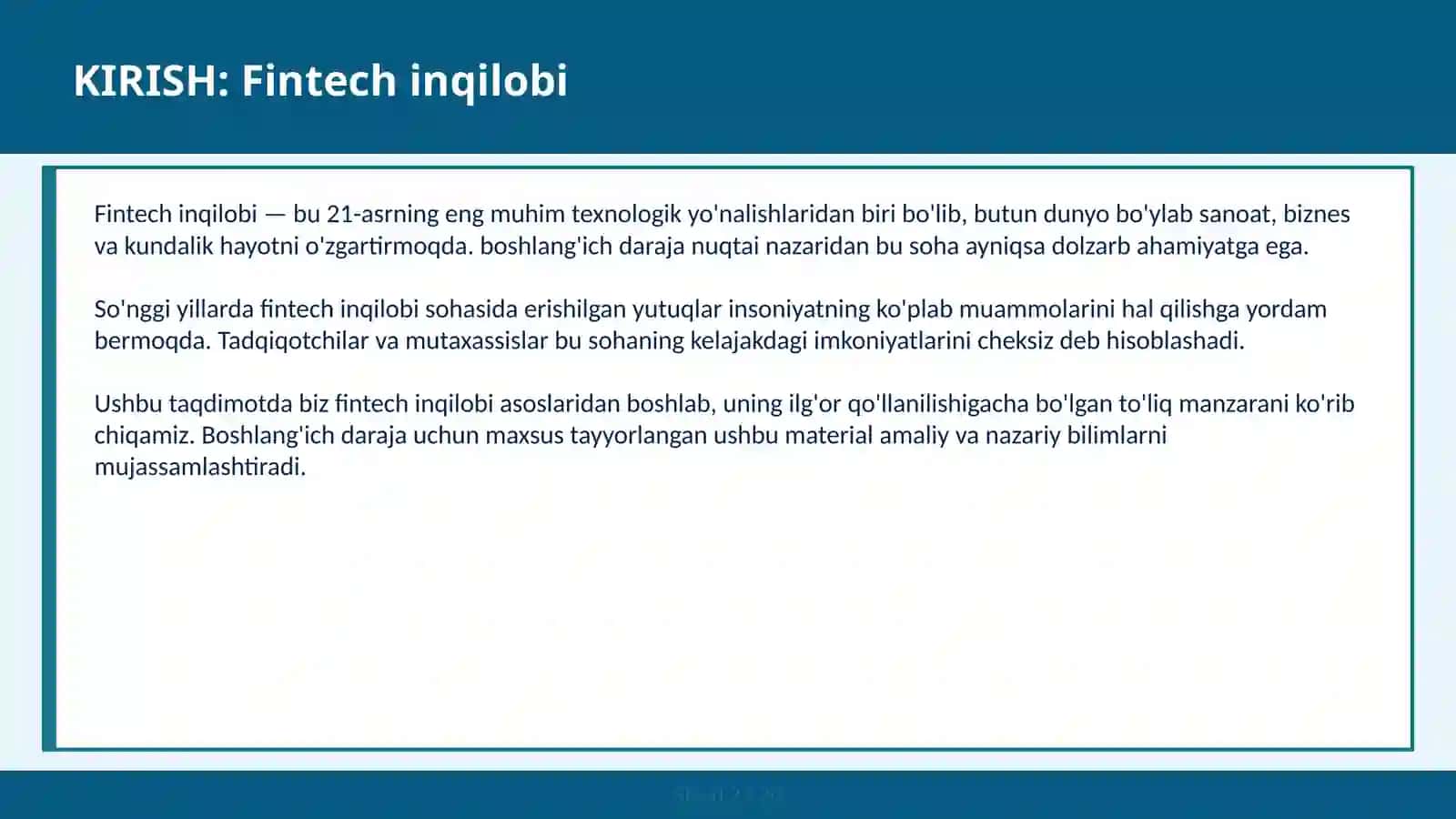 Fintech Inqilobi 2