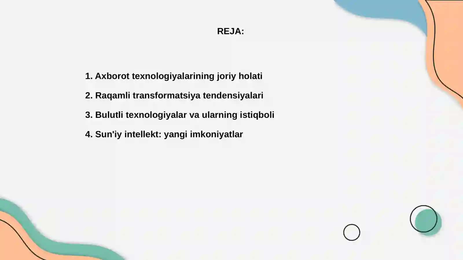Axbarot texnalogiyalarining istiqbollari 2