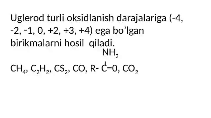 Kimyoviy Elementlar 2