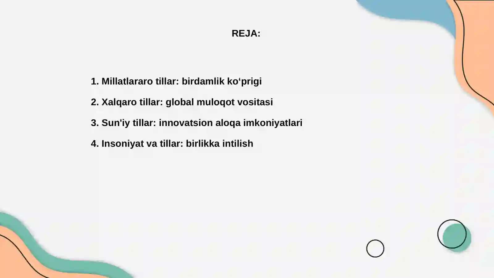 Millatlararo tillar, xalqaro tillar, sun'iy tillar 2