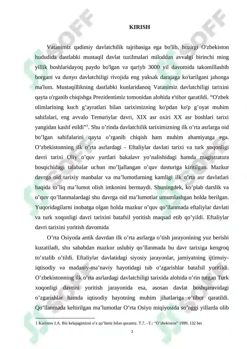 EFTALIYLAR DAVLATI 2