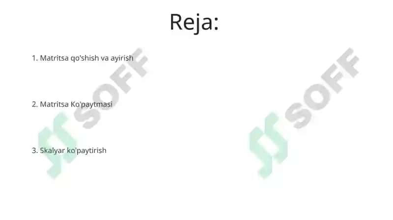 Mulohazalar ustida amallar 2