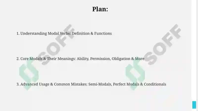 Understanding Modal Verbs: Definition & Functions 2