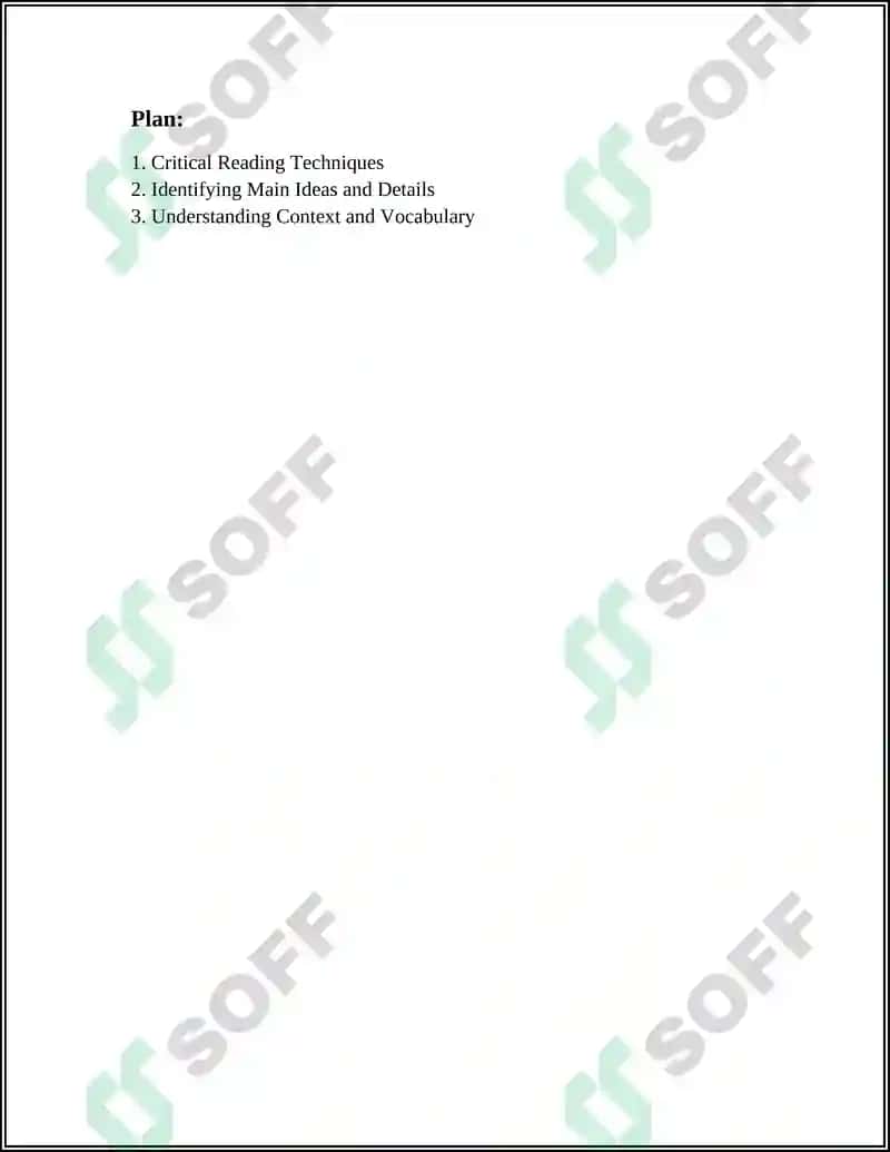 Critical Reading Techniques 2